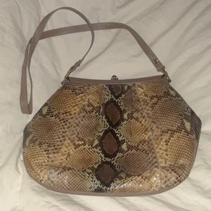 NWOT Vintage 1960's Coret purse w/ real snakeskin